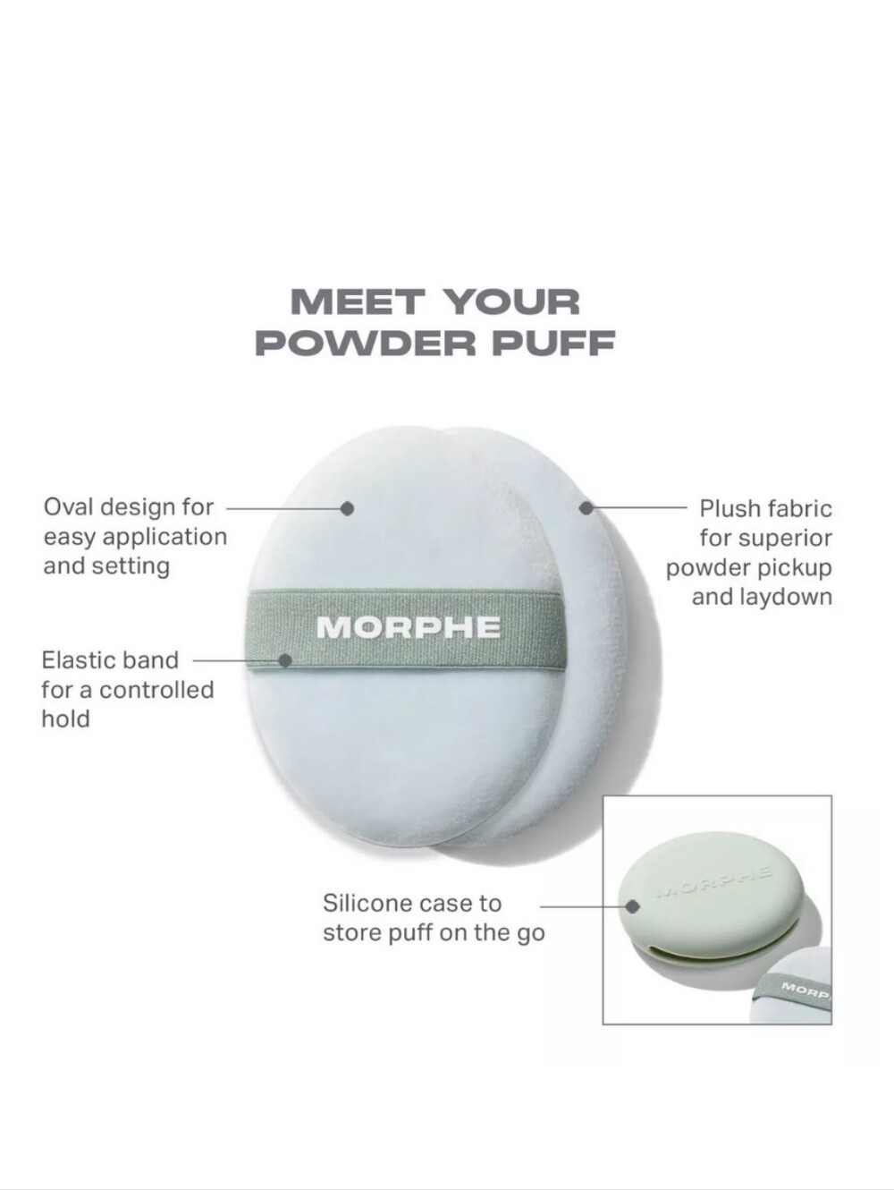 Morphe All Set Touch-Up Powder Puff ๐ - Picture 3 of 5